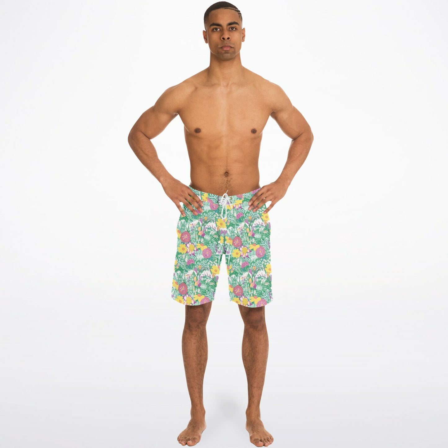 Spring flower bouquet Board Shorts