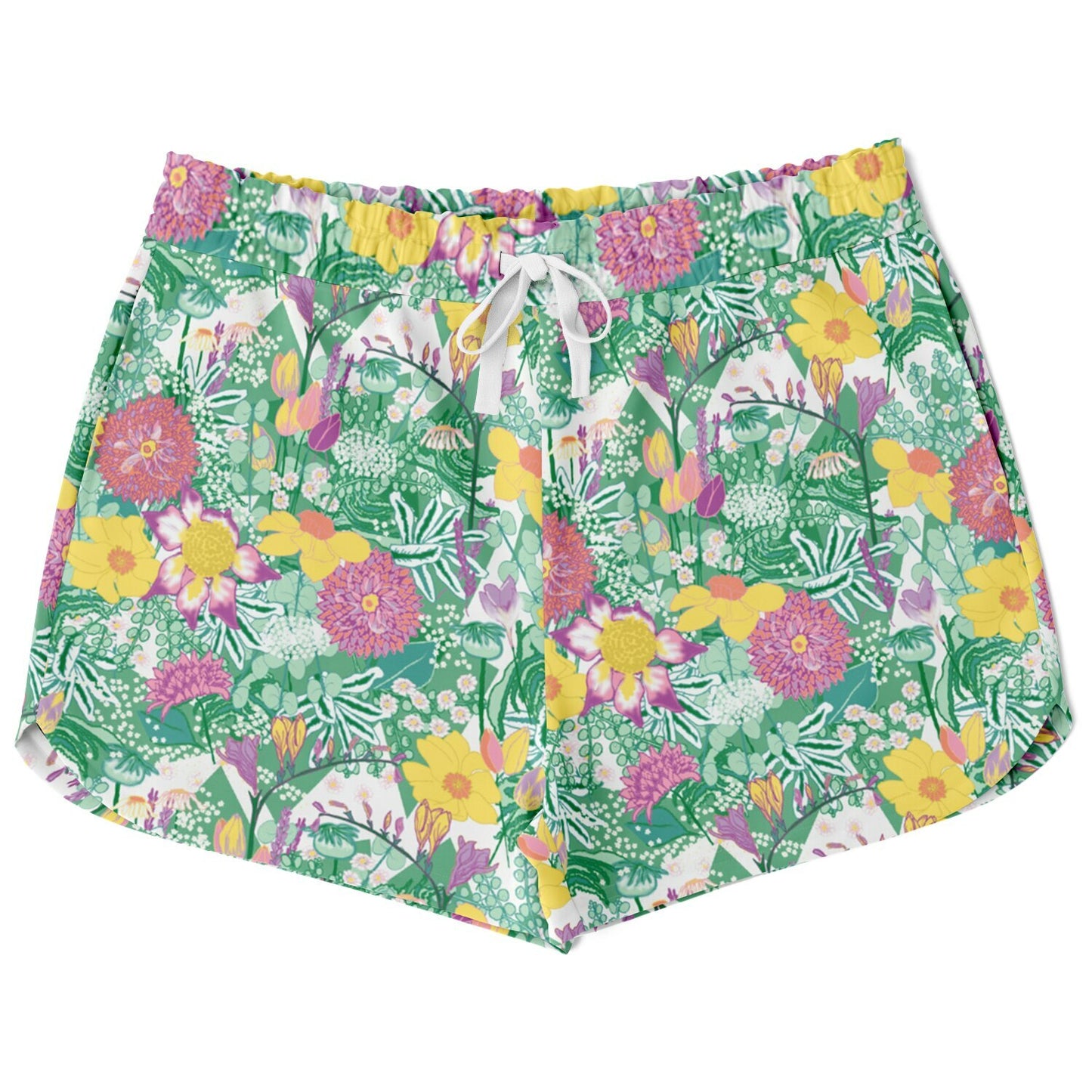 Spring Flower Bouquet Beach shorts