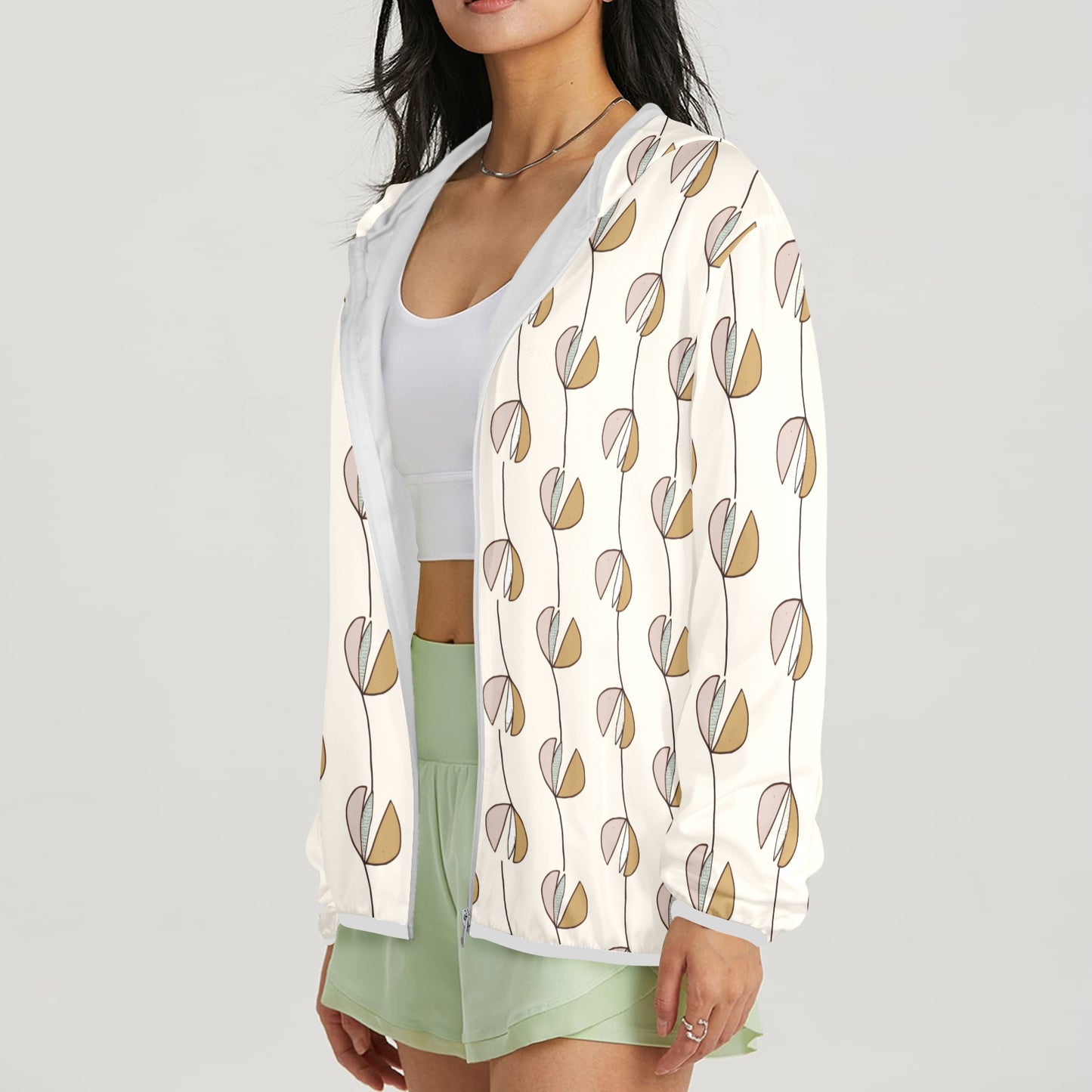 Women's Flower buds Sun Hoodie