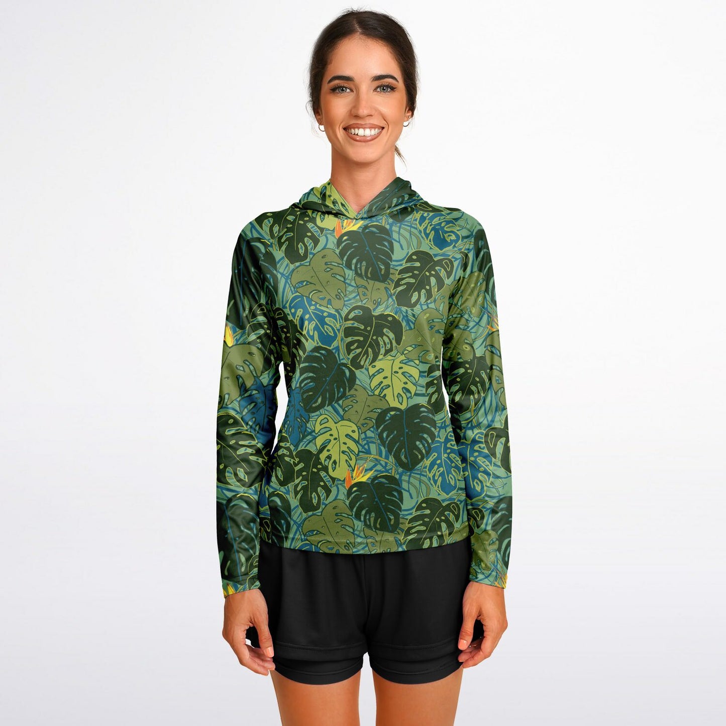 UPF 40+ Tropical canopy Sun Hoodie