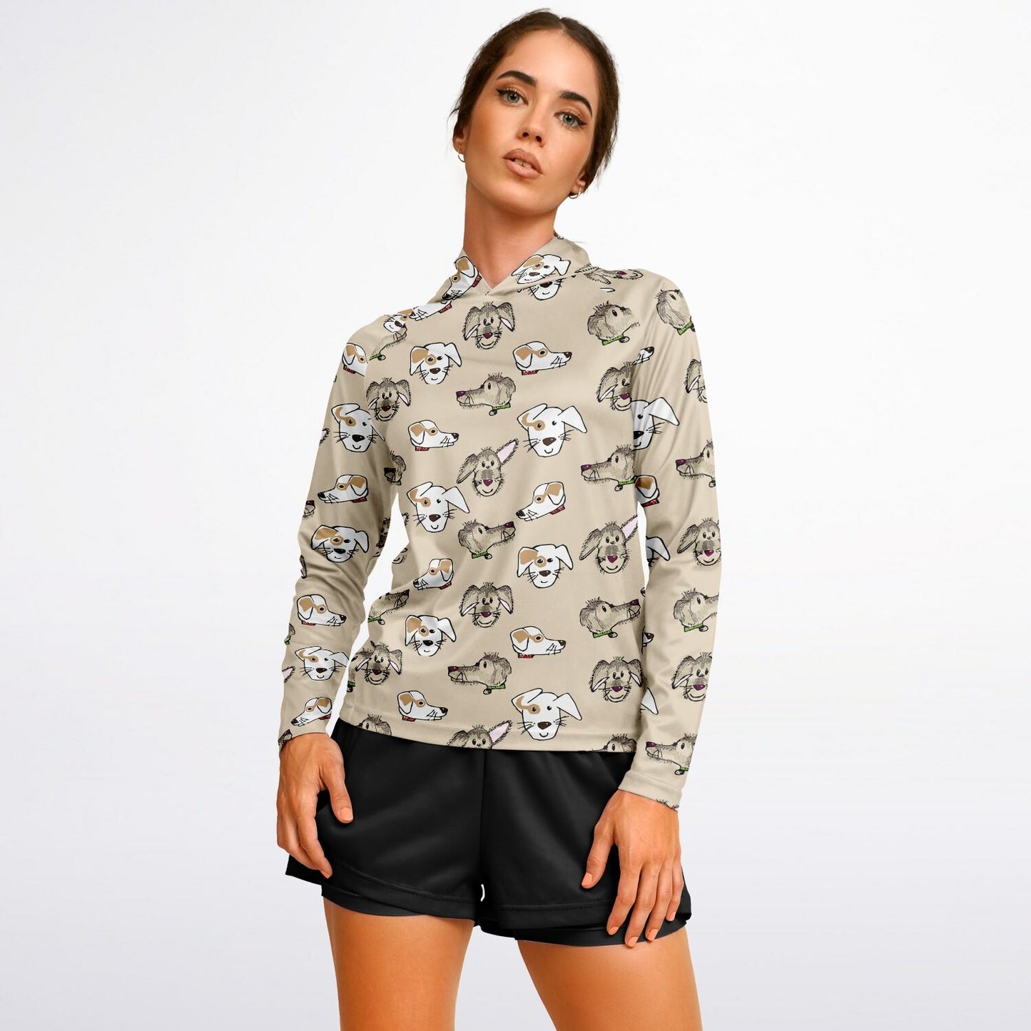Women's Ted & Loki UPF 40+ Sun protection hoodie. Sustainably 100% recycled