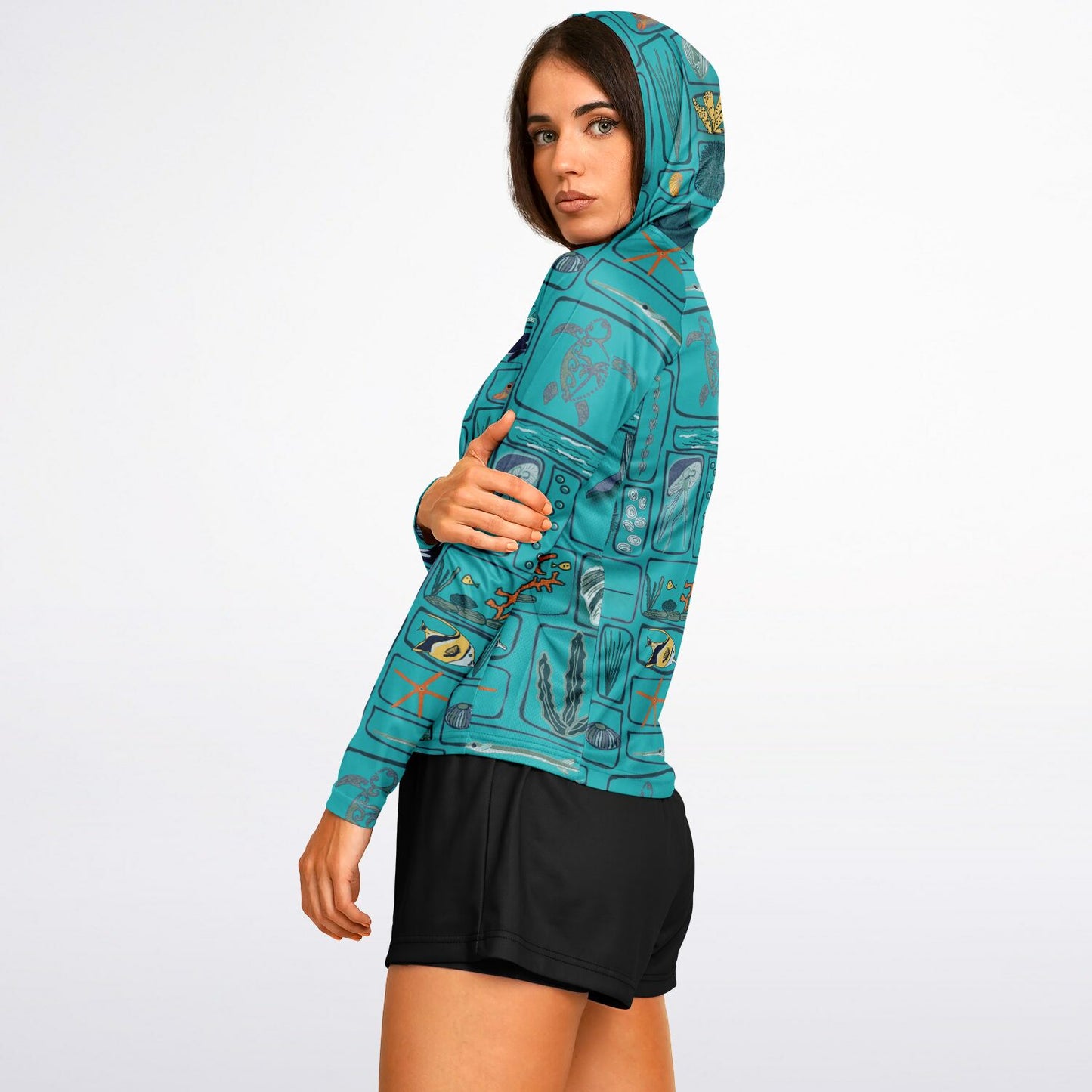 Women's Underwater wonders Sun hoodie