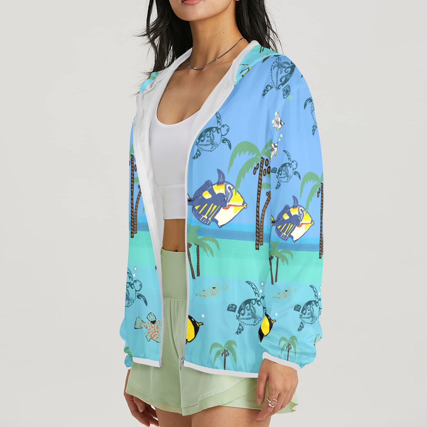 Women's Tropical Island Sun Hoodie
