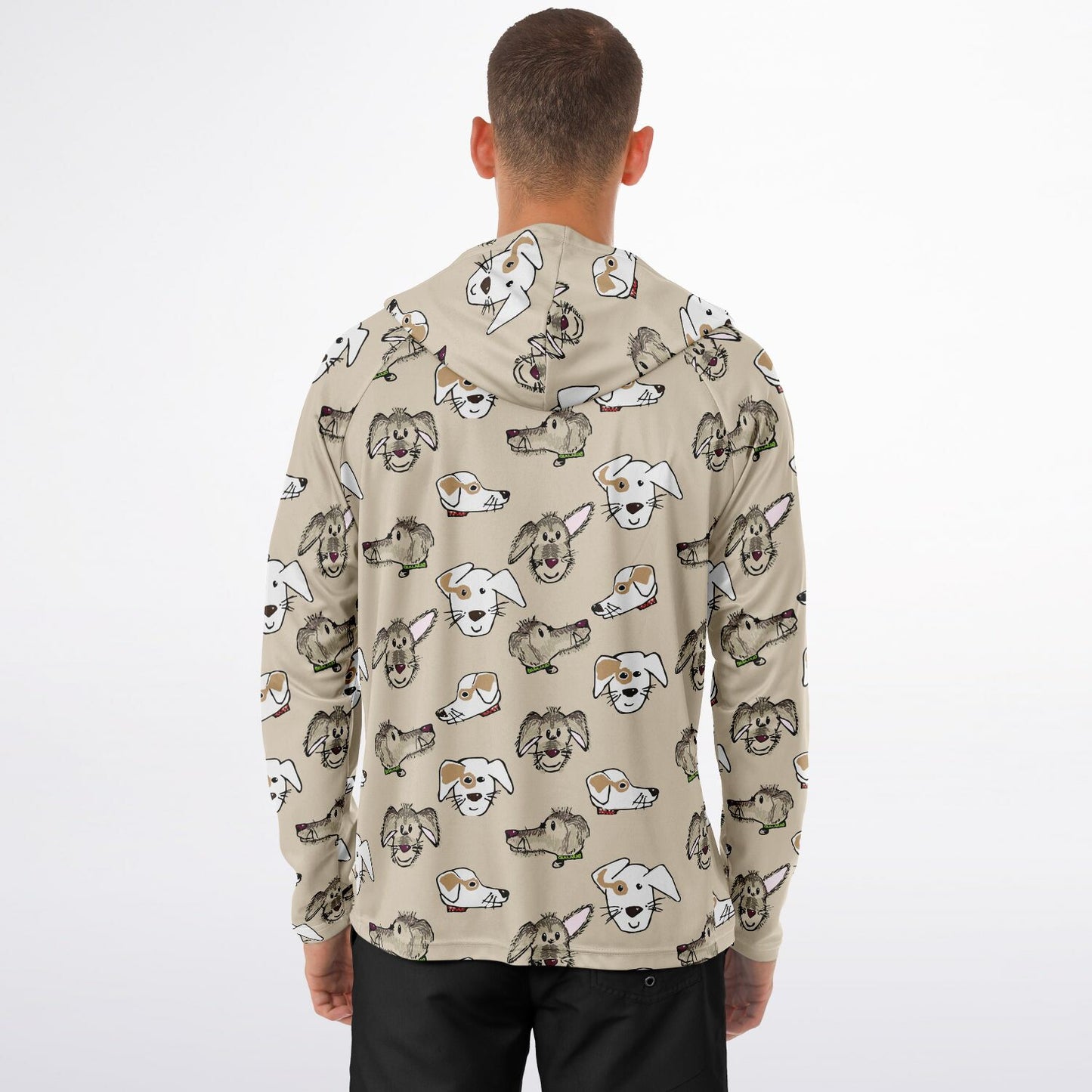 Ted & Loki Men's UPF 40+ sun hoodie. Sustainably 100% recycled