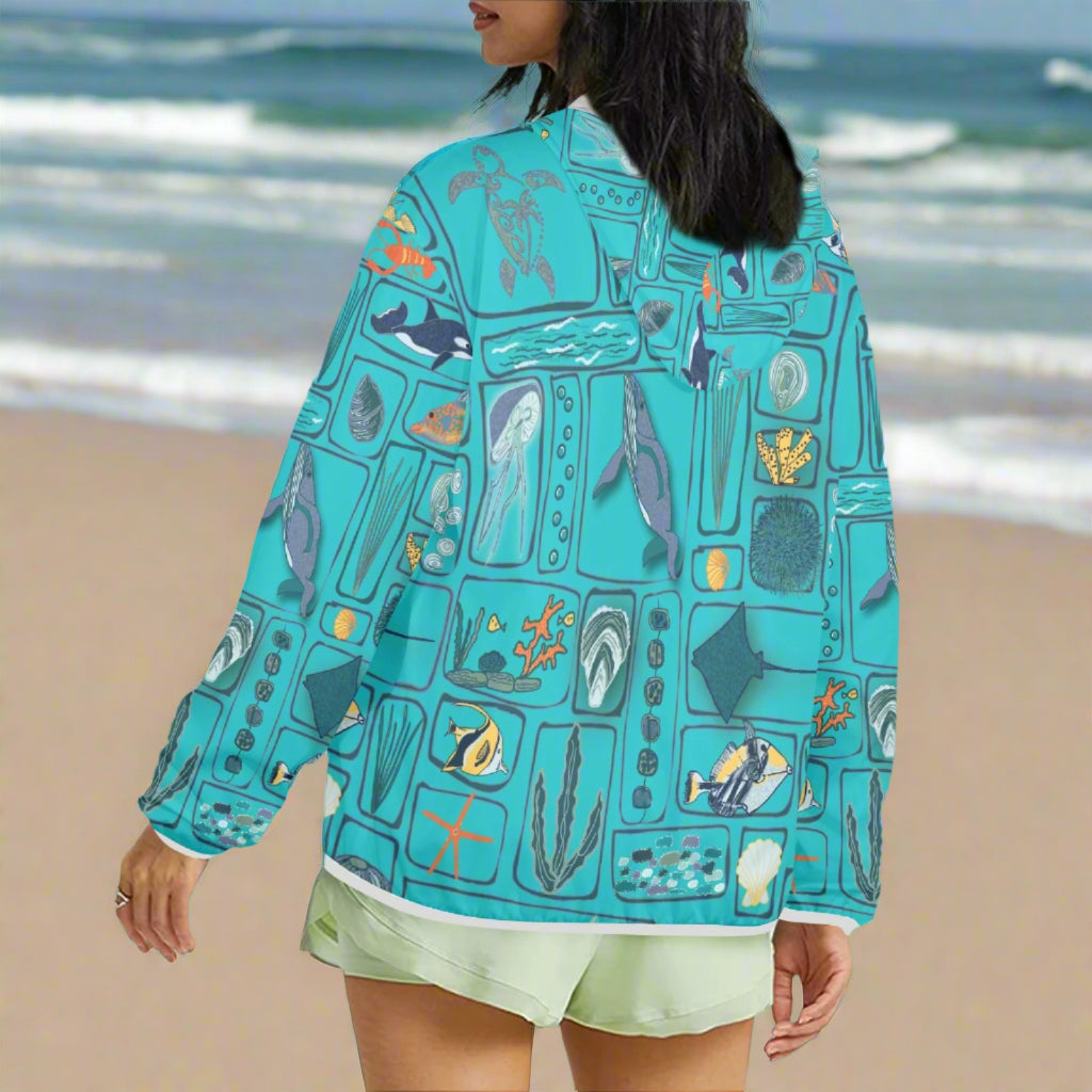 Women's Underwater wonders Sun Hoodie