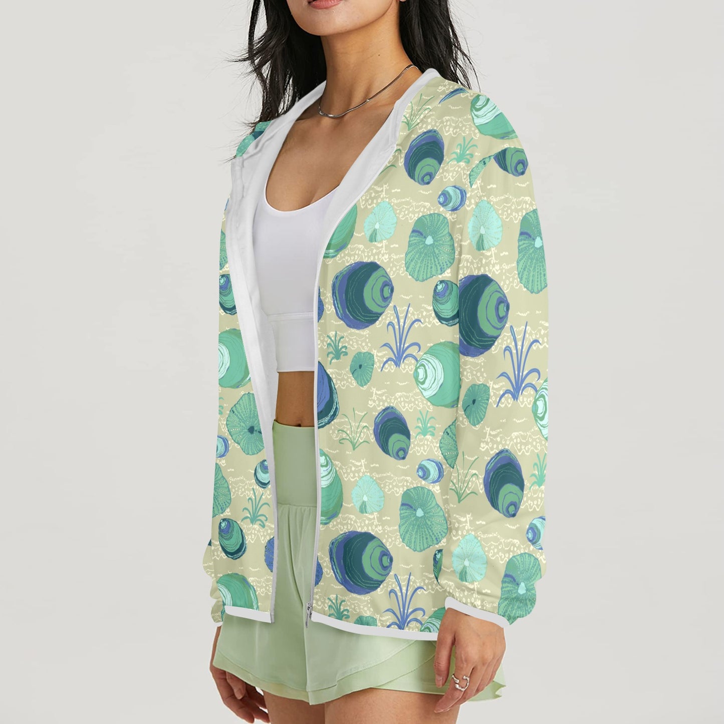 Women's Seashells Sun Hoodie