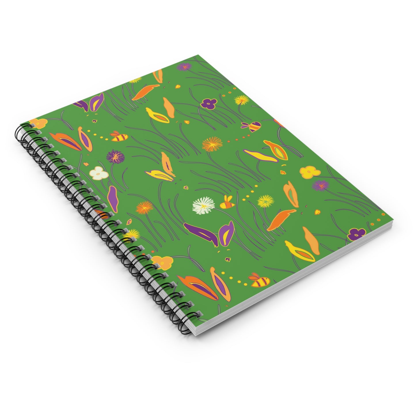 Spiral Notebook - Cheeky Hares Ruled Line