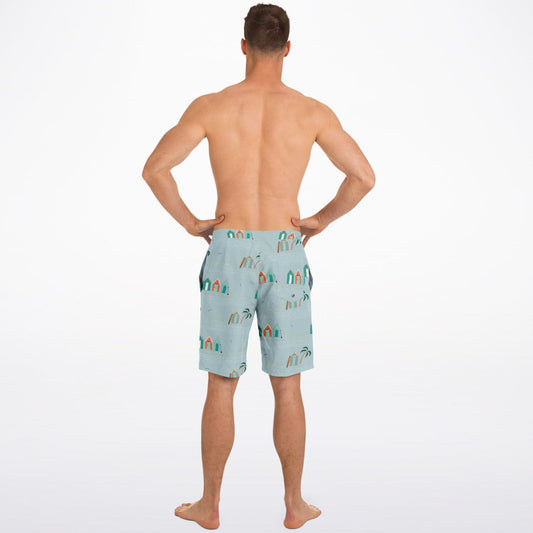 Men's Salty Beach Huts board shorts