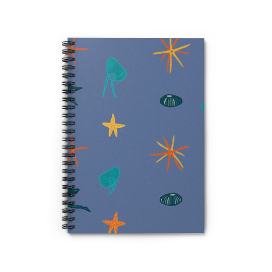 Spiral Notebook - Ocean Life Ruled Line