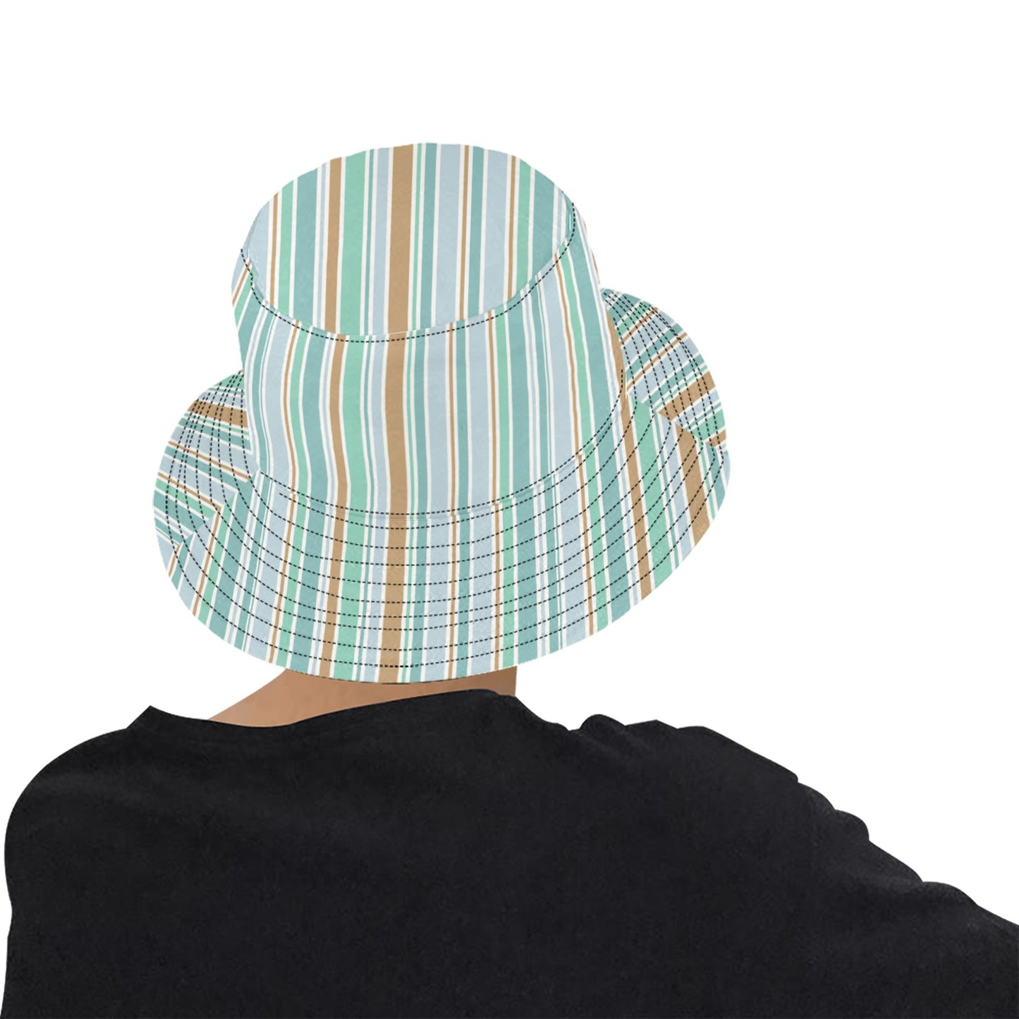 Salty & Sunkissed Beach Stripes Bucket Hat