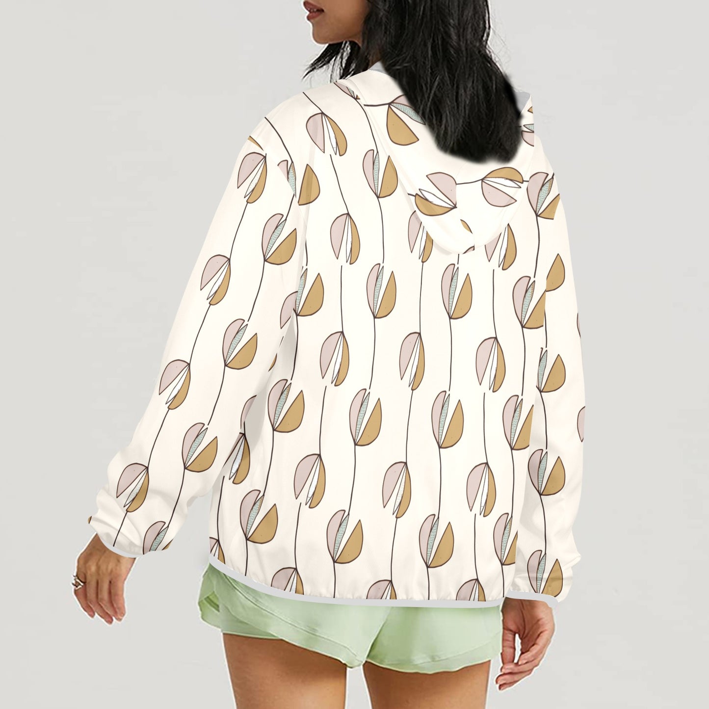 Women's Flower buds Sun Hoodie