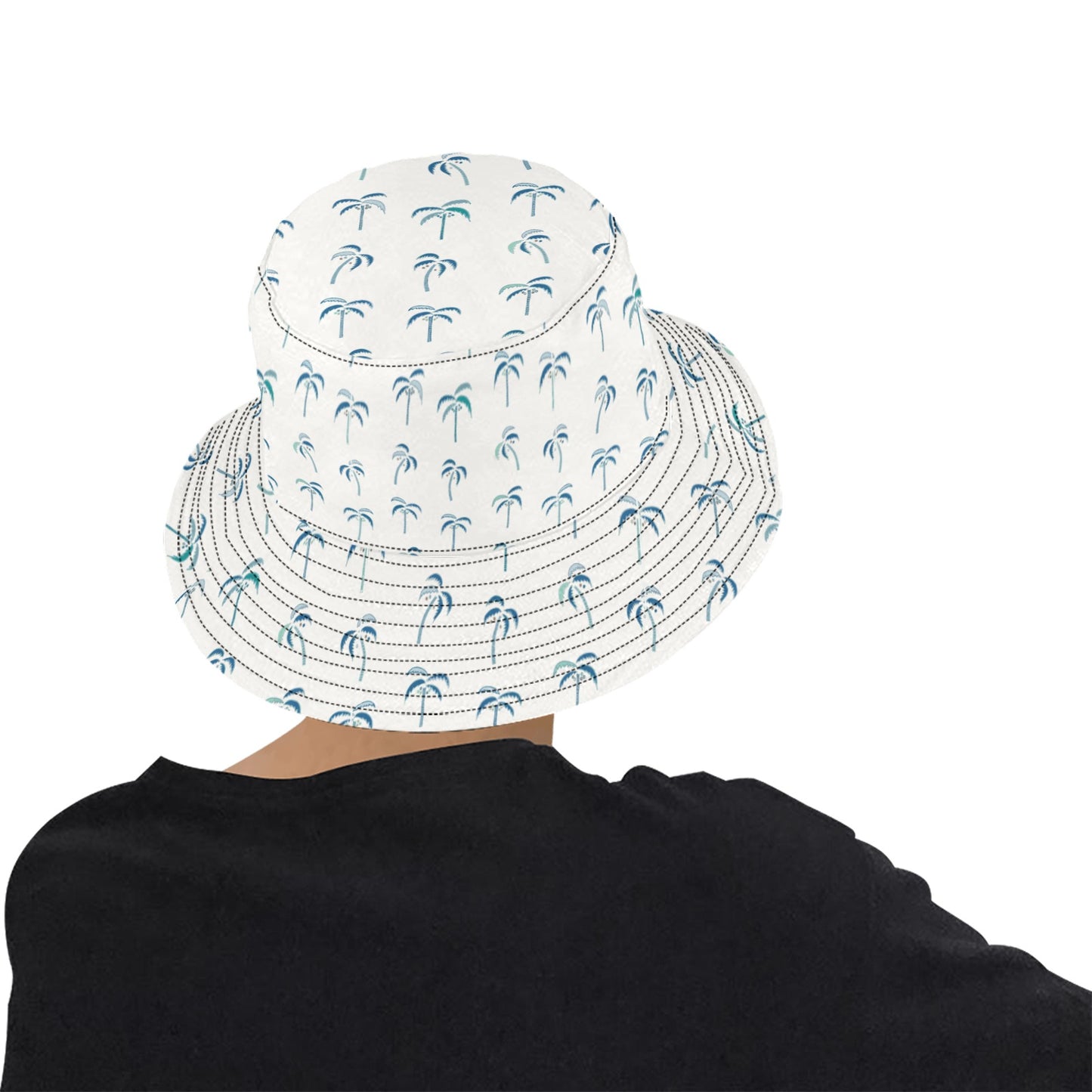 Sunkissed-palms bucket hat