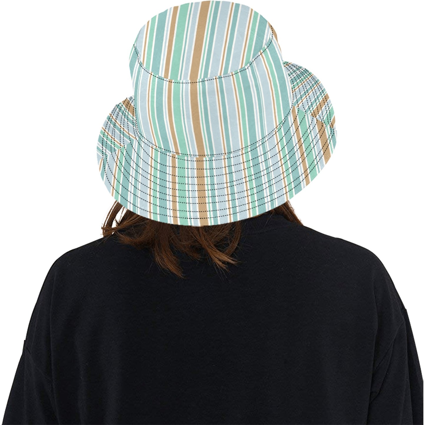 Salty & Sunkissed Beach Stripes Bucket Hat