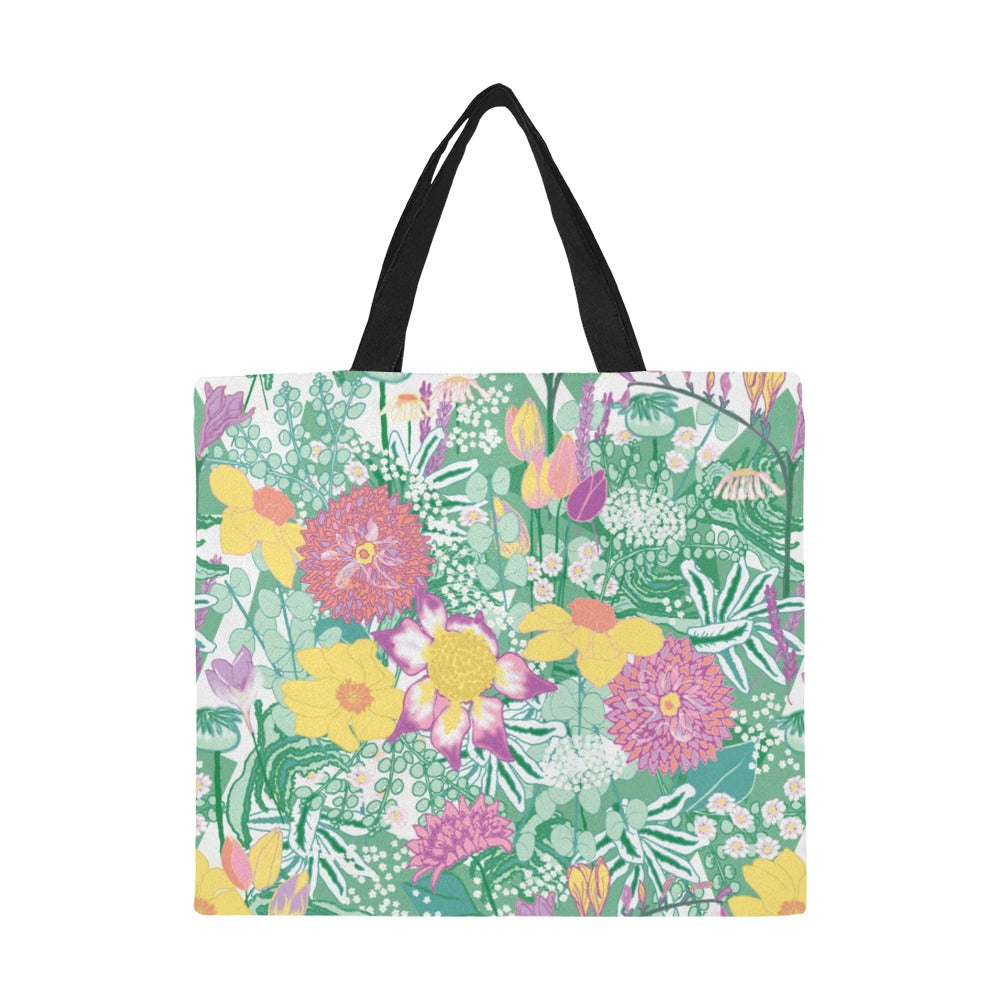 Spring Flower Bouquet tote bag by Wild Design NZ