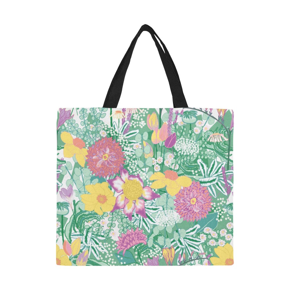 Spring Flower Bouquet tote bag by Wild Design NZ