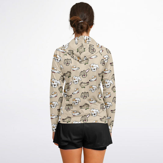 Women's Ted & Loki UPF 40+ Sun protection hoodie.    Sustainably 100% recycled