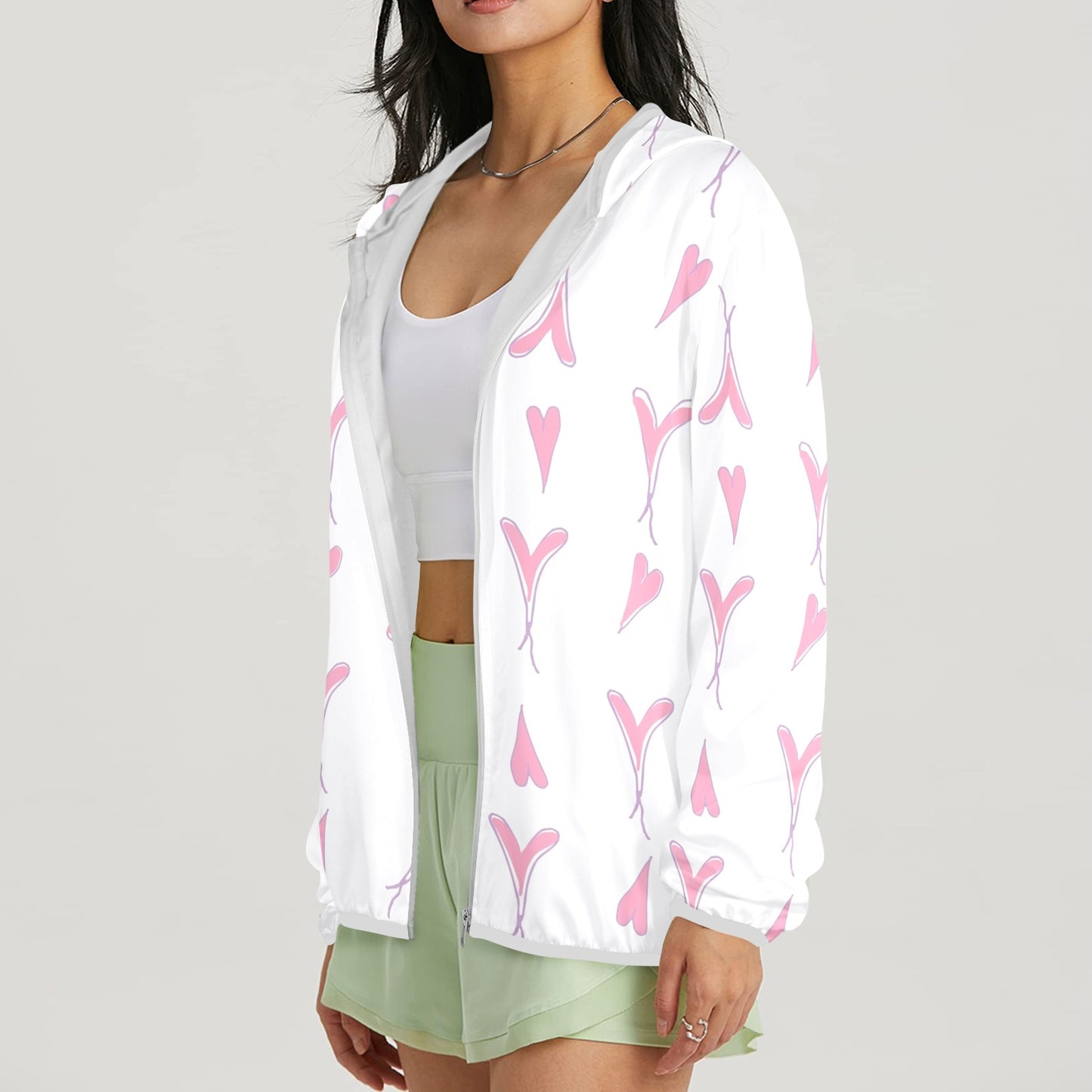 Women's Hearts Sun Hoodie