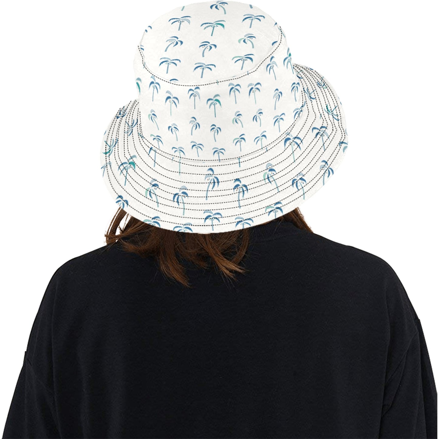 Sunkissed-palms bucket hat