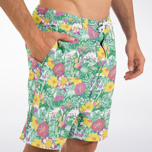 Spring flower bouquet Board Shorts